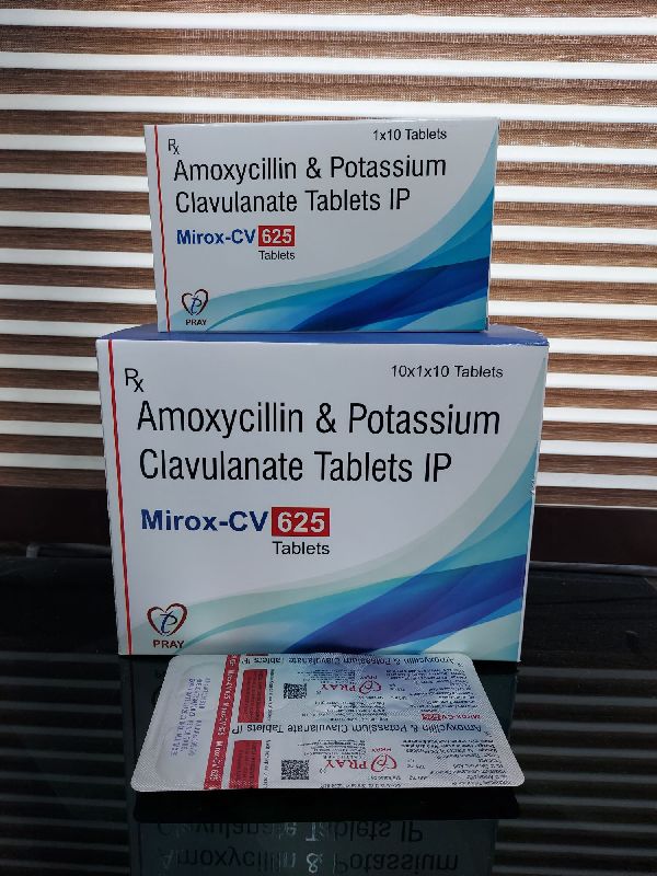Mirox CV 625 Tablets, Medicine Type : Allopathic