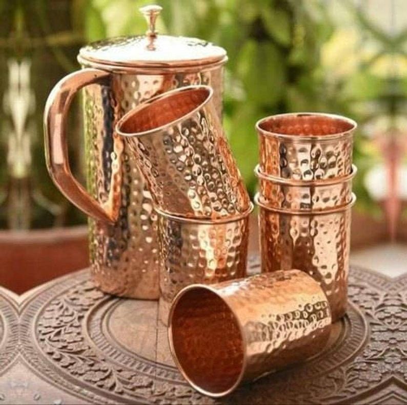 Copper Jug Set
