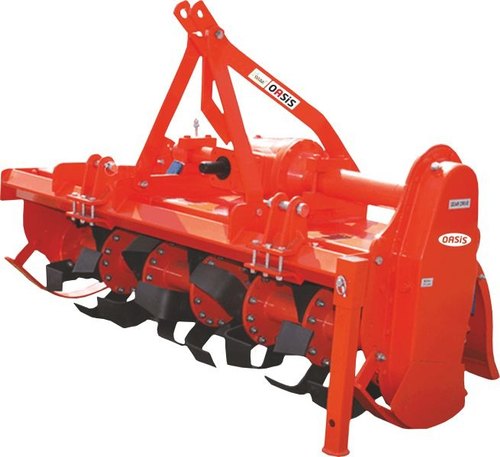 16 Blades Tractor Rotavator, Color : Orange