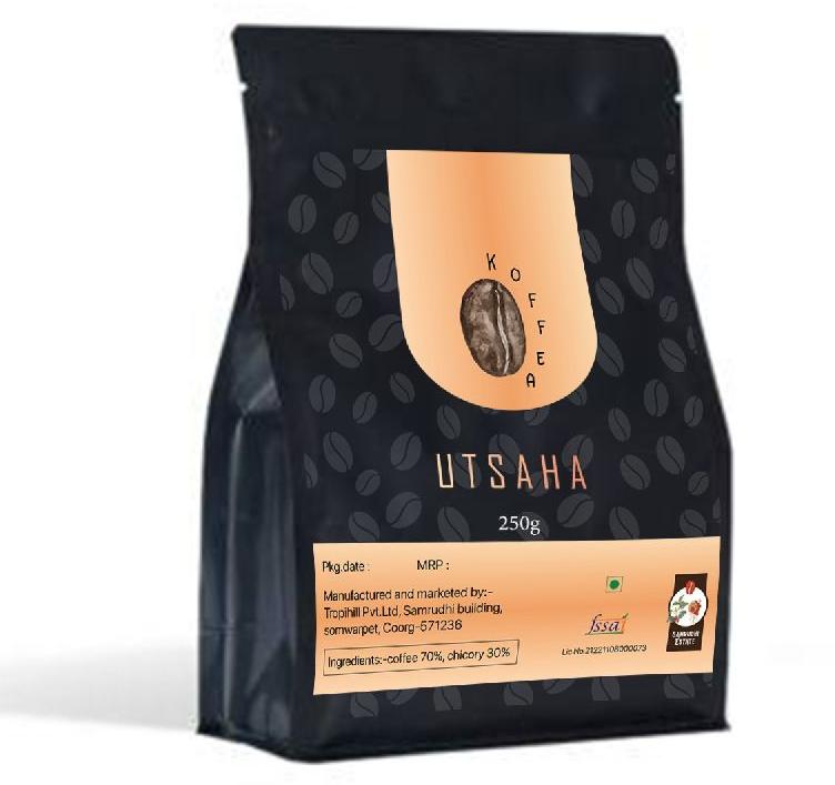 Koffea Utsaha filter coffee powder, Shelf Life : 9 months