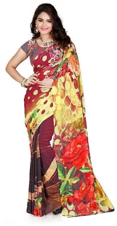 Smooth Georgette Saree