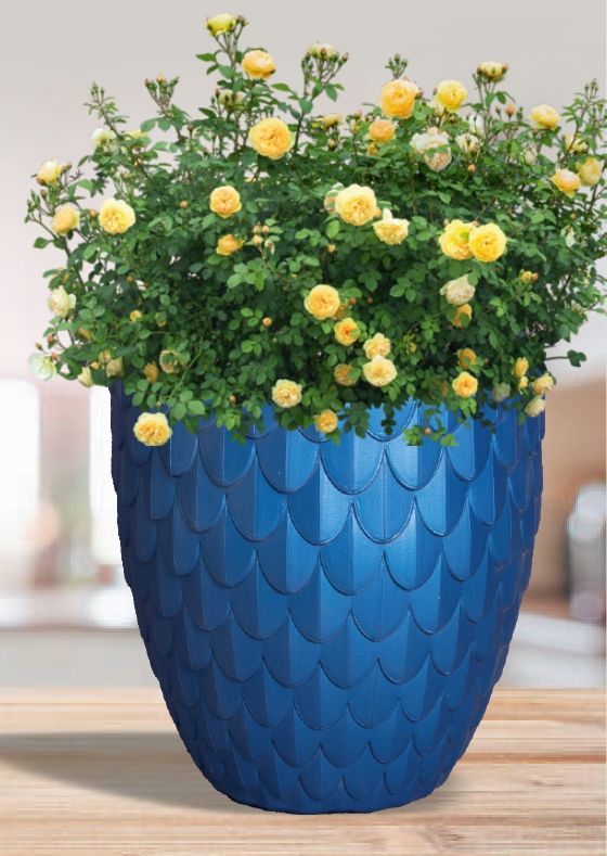 Rock Plastic Pot, for Outdoor Use Indoor Use, Feature : Attractive Pattern, Dust Free, Hard Structure