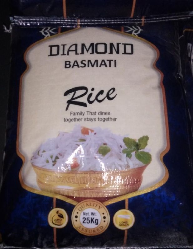 Hard Natural Diamond Basmati Rice, for Human Consumption, Variety : Long Grain, Medium Grain