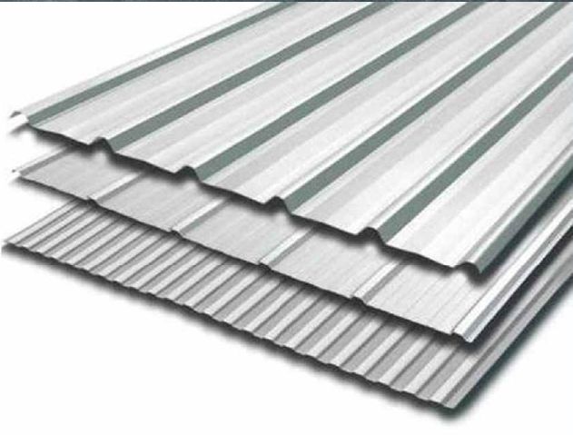  Bare Galvalume Roofing Sheet, Length : Customised