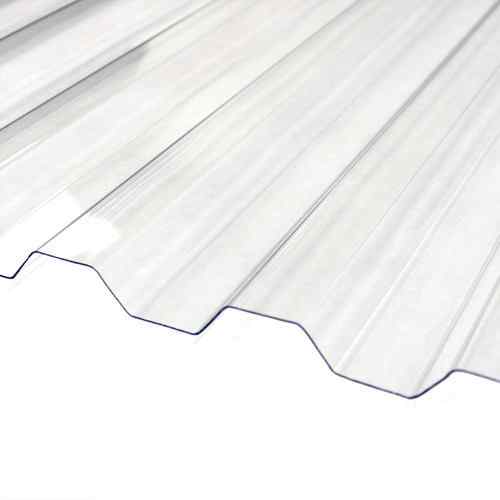 Corrugated Polycarbonate Sheet, Length : Customised