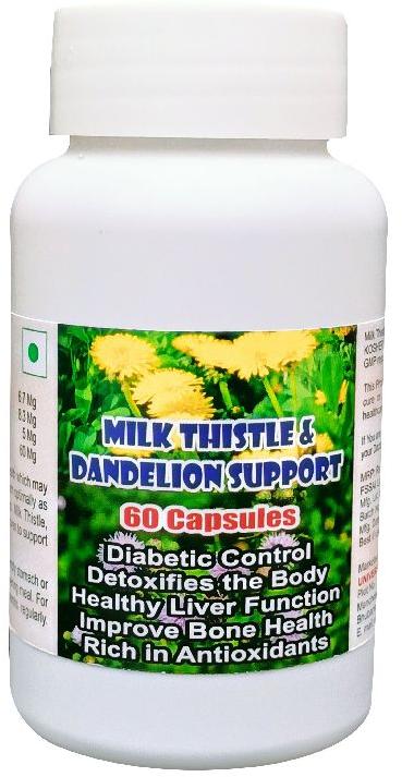 Milk Thistle & Dandelion Support Capsule - 60 Capsules