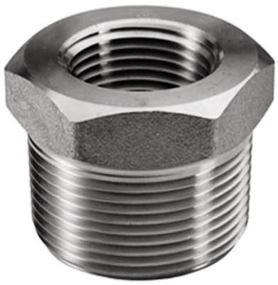 Round Polished Threaded Hex Head Bushing, for Industrial, Pattern : Plain