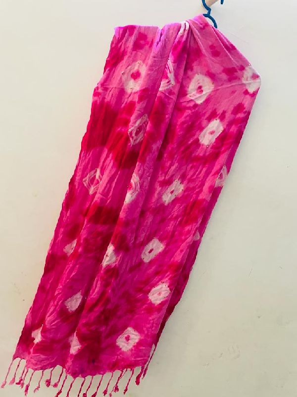 Printed Cotton Ladies Dyed Stole, Technics : Machine Made
