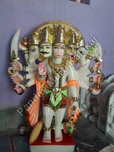  Printed marble hanuman statue, for Worship