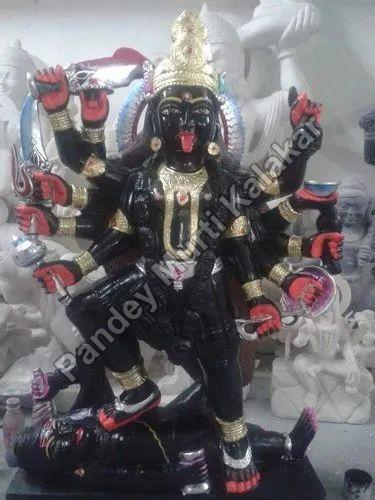  Polished Marble Mahakali Statue, for Dust Resistance, Shiny, Pattern : Printed