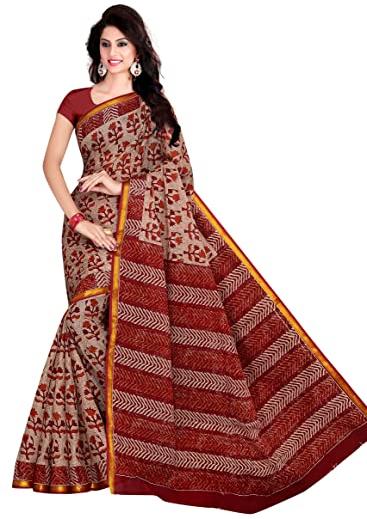 Stitched Pure Cotton Saree, for Easy Wash, Dry Cleaning, Anti-Wrinkle, Width : 5.5 Meter, 6 Meter