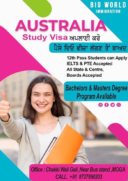 Australia Study Visa Services at Best Price in Moga - ID: 6510055 | Big ...