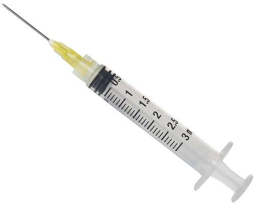 Stainless Steel Polished Plastic medical syringe, for Hospital, Size : 5ml
