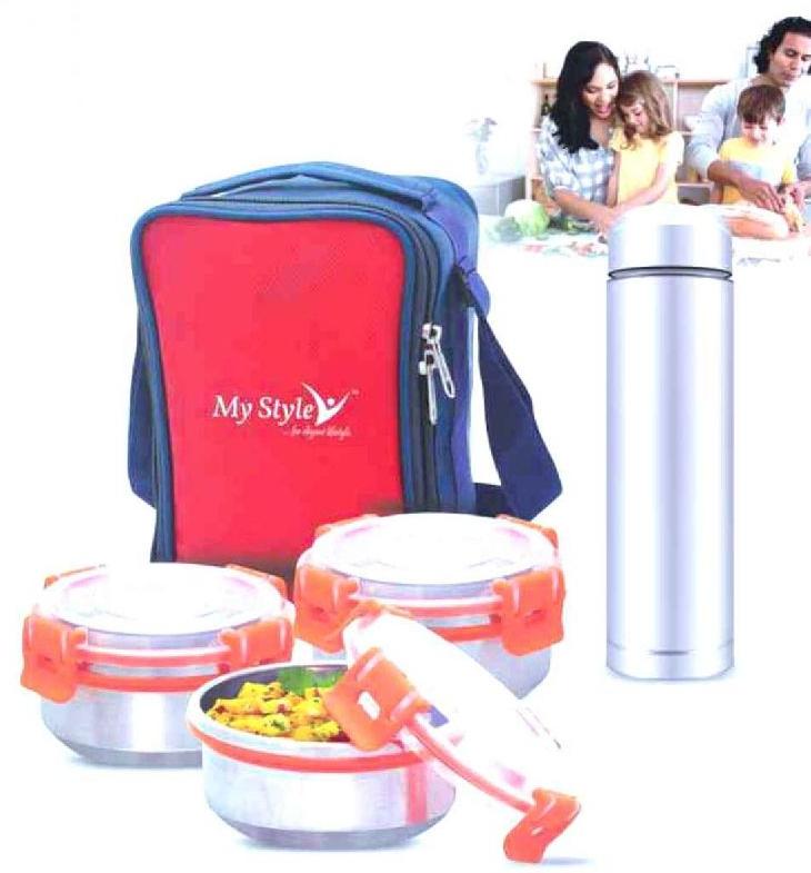 Family 4 Pcs Stainless Steel Lunch Box