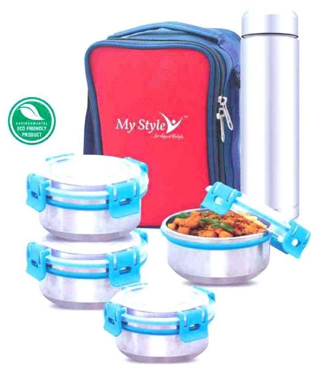 Family 5 Pcs Stainless Steel Lunch Box
