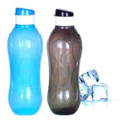 My Style Plain Polished Petal Plastic Water Bottle, Shape : Round