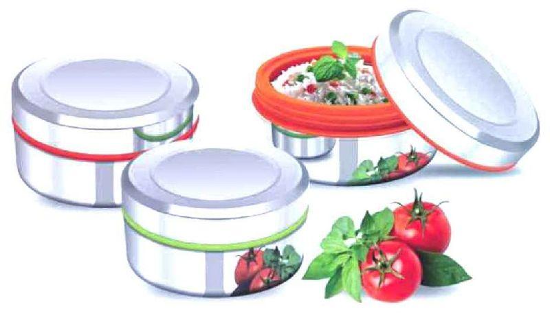 Saturn Stainless Steel Food Container, Size : Standard