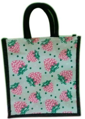 Jute Tote Bags, Pattern : Printed