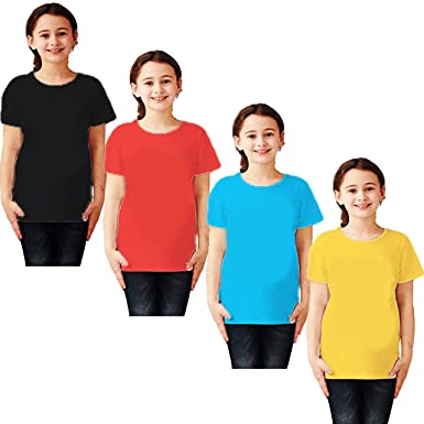 Girls Plain T-shirts