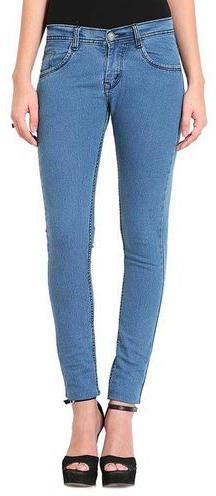 Denim Ladies Plain Jeans, Size : XL