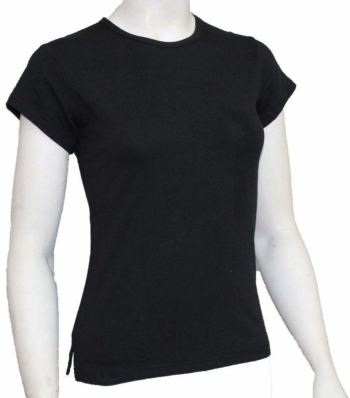 Plain Ladies Round Neck T-Shirts, Size : M, XL, XXL