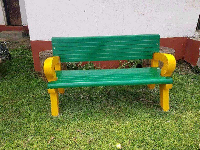 Polished Plain rcc railway garden bench, Style : Modern