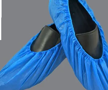 Plastic Shoe Cover, Size : 15 X 36cm, Color : Blue - Care Safety ...