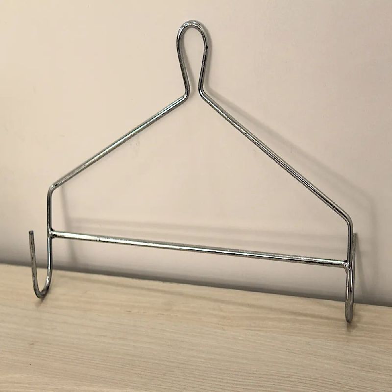 Mangla Handles Plain Nickel-Plated steel Cradle Iron Hanger, Color : Silver