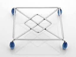 Stainless Steel Square Trivet, Size : 5.5 INCH