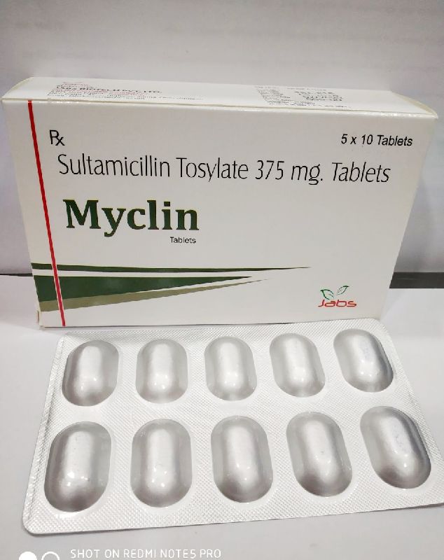Sultamicillin Tosylate 375 Mg Tablets