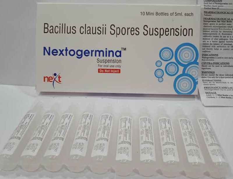 Bacillus Clausii Spores Suspension, Packaging Type : Plastic Bottle