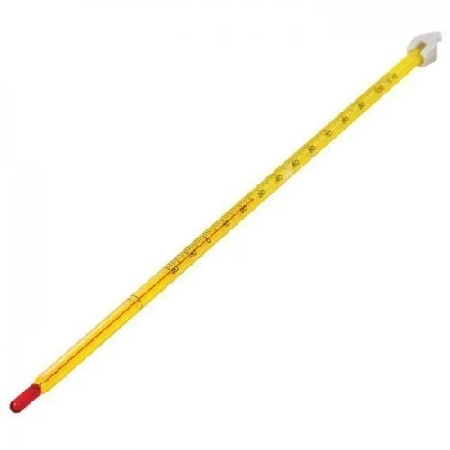Glass Thermometer, Color : Yellow- Red