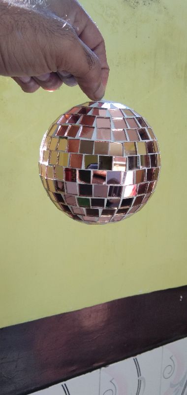 Plain Glass disco ball, Grade : High