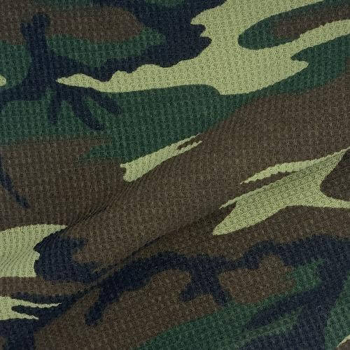Camouflage Knitted Fabric, for Garments, Specialities : Shrink-Resistant