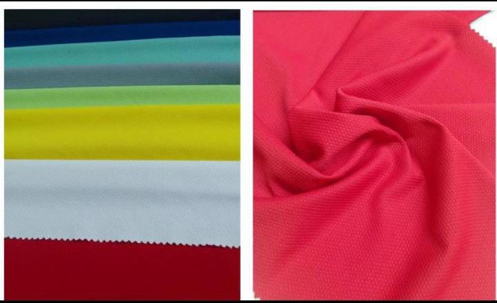 Polyester Popcorn Fabric, for Garments, Pattern : Plain