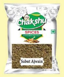 Chakshu Organic Ajwain Seeds Pouch, for Cooking, Certification : FSSAI Certified