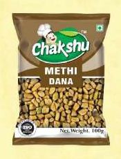 Chakshu Organic Fenugreek Seeds Pouch, for Cooking, Certification : FSSAI Certified