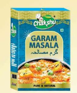 Chakshu Blended Garam Masala Box, for Cooking, Certification : FSSAI Certified