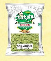 Chakshu Organic Green Cardamom, for Cooking, Certification : FSSAI Certified