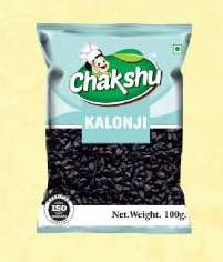 Chakshu Organic Kalonji Seeds Pouch, for Cooking, Certification : FSSAI Certified