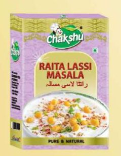 Chakshu Blended Raita Lassi Masala Box, Packaging Size : 100gm