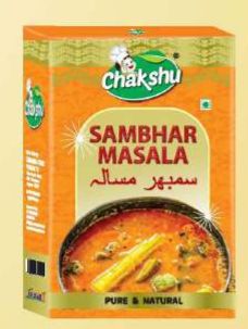 Chakshu Blended Sambhar Masala Box, Packaging Size : 50gm, 100gm