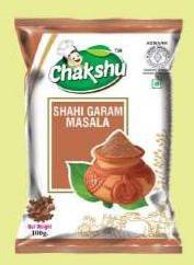 Chakshu Shahi Garam Masala Pouch, for Cooking, Color : Brown