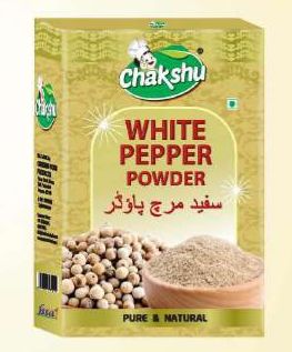 Chakshu White Pepper Powder Box, for Cooking, Certification : FSSAI Certified