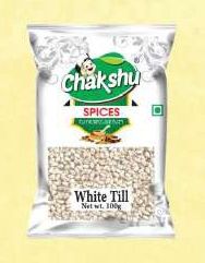 Chakshu Organic White Sesame Seeds Pouch, Style : Dried