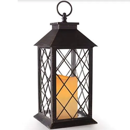 Black Iron Hurricane Lantern At Best Price Inr 450 Piece In Moradabad Uttar Pradesh From