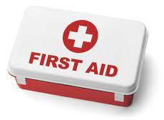 MS First Aid Box, Color : RED