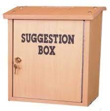 MS Suggestion Box, Color : Red