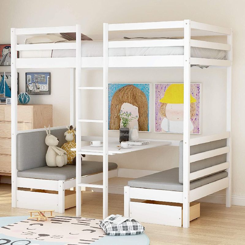 Rectangular Wooden Loft Beds, for Bedroom Use, Style : Modern