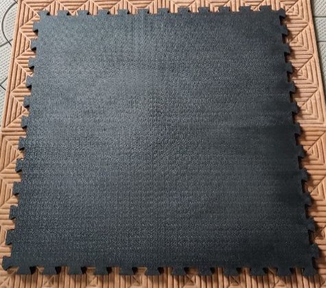 100x100 Rubber Tile Gym Mat, Size : 10x10 cm